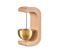 Carillon de porte magnétique - cloche d'alerte d'entrée en bois décorative, sonnette du magasin de commerçant | Anneau de porte de réfrigérateur, cloche de murale rustique, carillon en forme