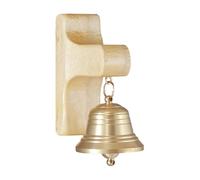 Carillon de porte magnétique - Sonnette de porte en bois élégante, carillon doux de rappel, son résonant rare, fonction de montage simple, excellent outil d'alerte à la maison, décoration