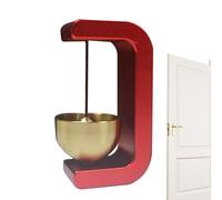 Carillon de porte ouverte, carillon de porte magnétique | Carillon de commerçant attaché magnétique, cloche d'ouverture de porte | Anneau de sonnette magnétique en laiton, cloche suspendue pour l'ouve