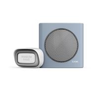Extel Sonnette sans fil 081740 diBi Flash Soft - Carillon longue portée 200m, IP44, flash lumineux, alerte batterie faible, système évolutif pour maison et portail