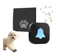 Carillon Électrique Pour Chien De Porte | Étanche Longue Portée Résistant Aux Intempéries | Carillon Sans Fil Auto-alimenté - pour Petites à Grandes Races Personnes Âgées Professionnels Appartement