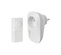 Sentinel - Carillon Ecobell sans fil avec prise intégrée 100 PLUG - blanc