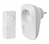 SCS Sentinel Sonnette sans fil EcoBell 100 Plug - sans pile, prise intégrée - Blanc