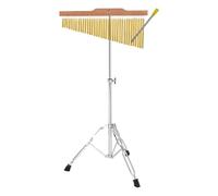 Carillon éolien 25/36 notes, xylophone, avec support, argent galvanisé, instrument de percussion pour débutants, pour salle de classe, éducatif pour enfants