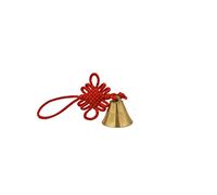 Carillon éolien avec nœud chinois à suspendre pour porte, jardin, extérieur, décoration de chambre, cadeau, 35 x 6 cm, pratique et pratique