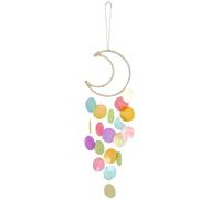 Carillon éolien, Carillon éolien pour l'extérieur, 6x21, 7 Pouces de Coquille de Bricolage, Coquille exquise, carillons créatifs, décoratif pour Jardin et Patio, coloré, extérieur
