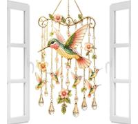 Carillon éolien colibri attrape- mignon en métal