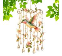 Carillon éolien colibri mignon attrape- en métal