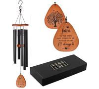 Carillon éolien commémoratif, cadeau de condoléances pour la perte d'un être cher, paniers cadeaux de deuil, décoration d'intérieur, jardin, tons mélodiques apaisants pour cœurs en deuil