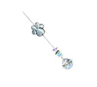 Carillon éolien commémoratif Cherished Companion avec accents en forme de pattes pour créer des teintes colorées pour honorer les attrape-soleil d'animaux de compagnie