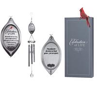 Carillon éolien commémoratif de The Grandparent Gift Co. - Cadeau de condoléances - Cadeau de célébration de la Vie - Dure Plus Longtemps Que Les Fleurs