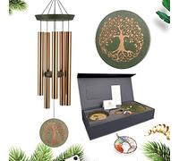 Carillon éolien commémoratif pour la perte d'un être cher, carillon éolien, ton profond, cadeau de condoléances pour ami, mère, père, décoration à suspendre.