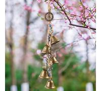 Carillon éolien de Jardin, Carillon éolien à Suspendre avec Son Clair, Carillon éolien en métal pour l'intérieur et l'extérieur, Cloche de bénédiction Faite à la Main pour véranda, Balcon, fenêtre