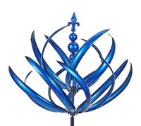 Carillon éolien de jardin, grand moulin à vent en métal, robuste et durable, adapté pour la décoration de jardin