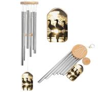Carillon éolien debout dans l'eau pour l'extérieur - Grand carillon à vent pour décoration de jardin avec son mélodieux pour maman, papa, grand-mère, maison, jardin, terrasse