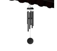 Carillon éolien d'extérieur de 91,4 cm en aluminium pour jardin, carillon éolien extérieur gracieux avec crochet en métal et cordon noir. Grand carillon pour l'extérieur Crée une atmosphère