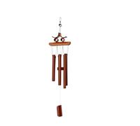 Carillon éolien en bambou décoratif for patio, jardin, décoration suspendue, cloche de cour, décoration d'intérieur(Color-02)