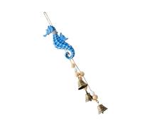 Carillon éolien en bois à suspendre pour jardin, maison, cour, étoiles de mer, plage, décoration d'intérieur, carillon à vent en bois d'extérieur