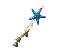 Carillon éolien en bois à suspendre pour jardin, maison, cour, étoiles de mer, plage, décoration d'intérieur, carillon à vent en bois d'extérieur