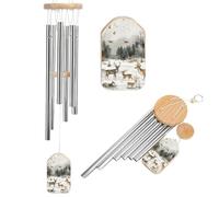 Carillon éolien en forme d'animaux et d'arbres pour l'extérieur - Grand carillon à vent pour décoration de jardin avec son mélodieux pour maman, papa, grand-mère, maison, jardin, terrasse