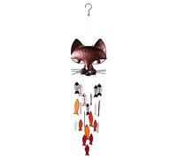 Carillon éolien en forme de chouette - Cadeau idéal pour l'extérieur avec son relaxant - Cadeau commémoratif pour quelqu'un que vous avec son apaisant - Carillon à vent pour patio, porche