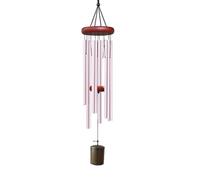 Carillon éolien en métal de 66 cm - Atmosphère Zen - Tube en Aluminium - Décorations rétro à Suspendre pour Cour, Jardin, Balcon, terrasse, et Femme