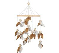 Carillon éolien en métal pour extérieur, jardin, fenêtre, clochette avec feuilles, décorations murales d'intérieur et d'extérieur