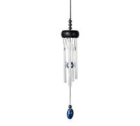 Carillon éolien en métal pour l'extérieur avec 4 tubes en aluminium pour décoration murale