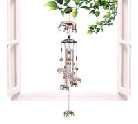 Carillon éolien en métal pour l'extérieur - Cloche commémorative en forme de colibri - Décoration de jardin pour la maison, la chambre, le jardin, le balcon, l'aménagement paysager, la ferme, le
