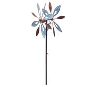 Carillon éolien - ICARE - Moulin à vent fleurs de métal - Blanc - Résistant aux intempéries