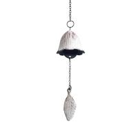 Carillon éolien japonais - Cloche à vent en fonte pour décoration extérieure, carillon à vent traditionnel zen en métal neutre pour porche, jardin, terrasse, décoration intérieure, cour avec sons