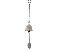 Carillon éolien japonais vintage en fer résistant à la rouille Texture unique Son éthéré Décoration de jardin Pendentifs Décoration de jardin