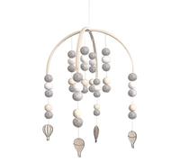 Carillon éolien mobile en bois pour bébé décoration à suspendre ballon cadeau nouveau-né