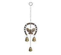 Carillon éolien pour Le Ton extérieur, Cheval Papillon en métal, décoration d'intérieur, toupie en Fer apaisant avec Clochette pour Femme, Maman, Amoureuse, Maison, Noël, Jardin extérieur