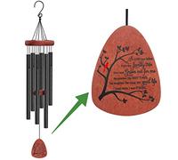Carillon éolien pour Perte d'un être Cher, Cadeau de condoléances pour la Perte de mère, père, Fille, frère, sœur, Fils, Papa, Maman, Mari, épouse, Meilleur ami, Souvenir, extérieur, Jardin, Cour,
