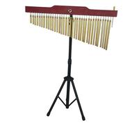 Carillon éolien simple rangée 36 notes, trépied pliable pour chambre, tubes en aluminium, support réglable en hauteur