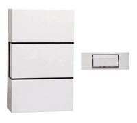 CHACON Carillon filaire avec bouton-poussoir - Blanc 84198