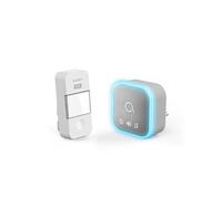 Avidsen Sonnette sans fil Kinétic Sona-T Plug In 102518 — Flash lumineux, détecteur sans pile