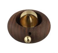 Carillon magnétique en bois, carillon éolien dopamine pour porte de réfrigérateur, décoration d'entrée de magasin (B1 œuf en noyer)