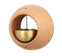 Carillon magnétique en bois dopamine pour porte de réfrigérateur, magasin, entrée, décoration (A1 œuf rond)