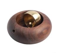 Carillon magnétique en bois dopamine pour porte de réfrigérateur, magasin, entrée, décoration (B œuf de noyer)