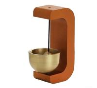 Carillon magnétique en bois pour porte, jardin, restaurant, chambre, 7 x 4,5 x 3,5 cm, carillon décoratif avec design élégant (A)