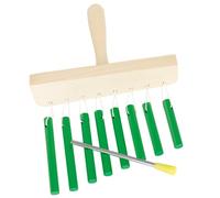 Carillon musical adapté aux voyages avec 8 tuyaux harmonisés - Instrument de frappe adapté pour les artistes itinérants et les éducateurs - Carillon de percussion pour musiciens