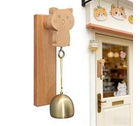 Carillon pour Commerçant - Carillon Adhésif Charmant Chat, pour Porte avec - Porte Jardin Clôture Entrée Salle de hambre Magasin Restaurant Bureau Café