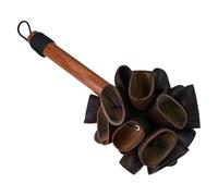 Carillon rythmique en bois organique portatif pour relaxation mentale, carillon éolien