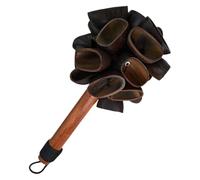 Carillon rythmique en bois organique portatif pour relaxation mentale, carillon éolien