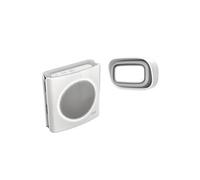 Carillon sans fil à piles personnalisable portée 200m. six sonneries diBi Flash coloris blanc - Extel - 081735