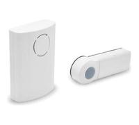 Extel Carillon Carillo 061007 – Sans fil, 36 sonneries, Bouton IP44, Portée 100 m, Blanc
