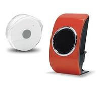 Carillon et sonnette Extel Carillon sans fil mobile Loobs C blanc et noir 6 sonneries volume réglable portée 200 m. - - 081715 -