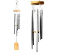 Carillon sonore en métal Décoration 9 tubes 75cm pour jardin Galerie fenêtre